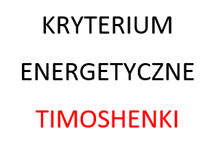 kryterium energetyczne Timoshenki