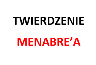 twierdzenie menabrei