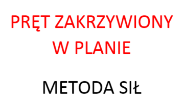 Pręt zakrzywiony w planie